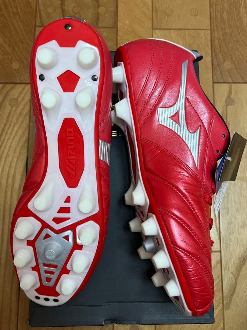 新品　激レア　廃盤品　ミズノ　モナルシーダ2 JAPAN レッド×シルバー