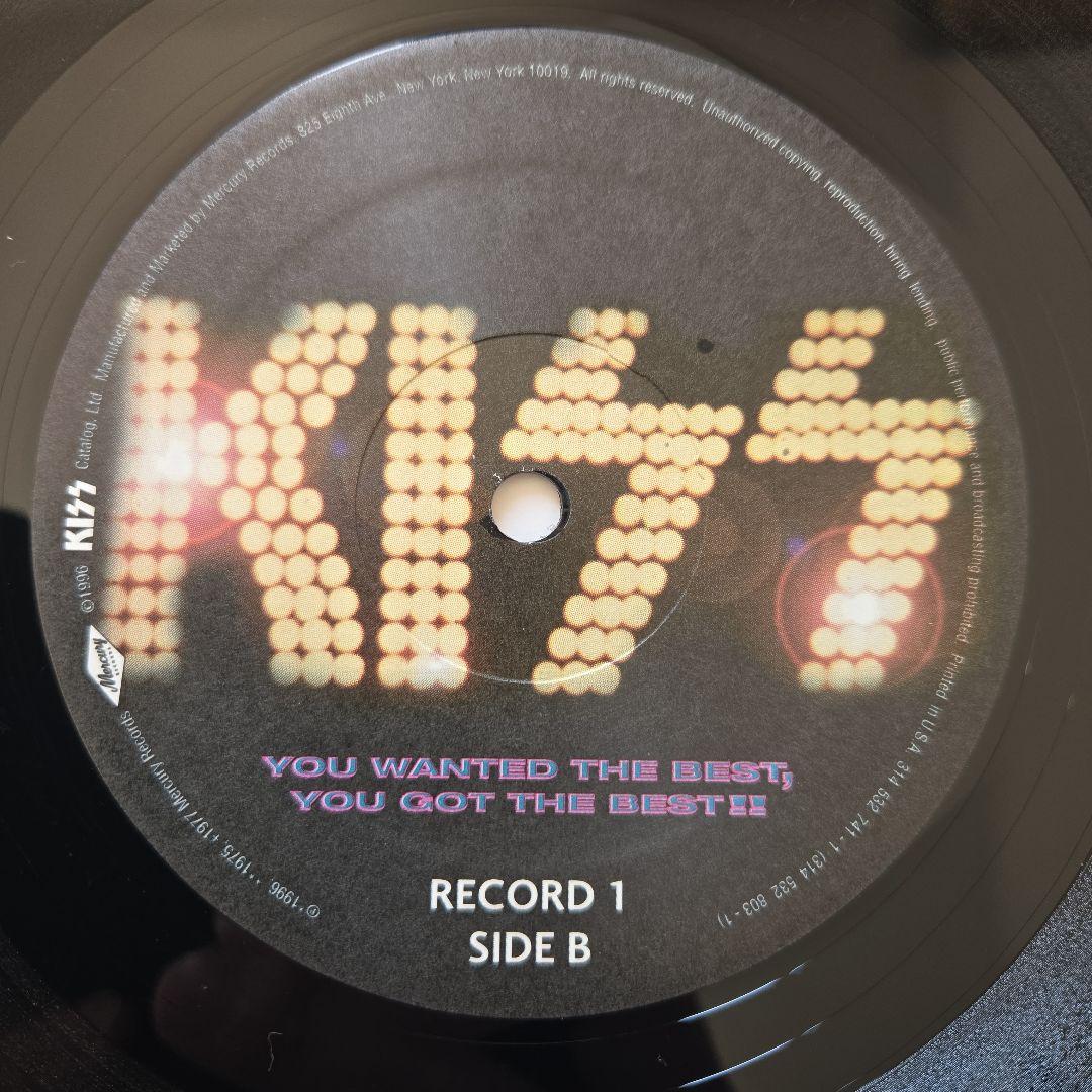 激レア！KISS YOU WANTED THE BEST〜2枚組LPレコード