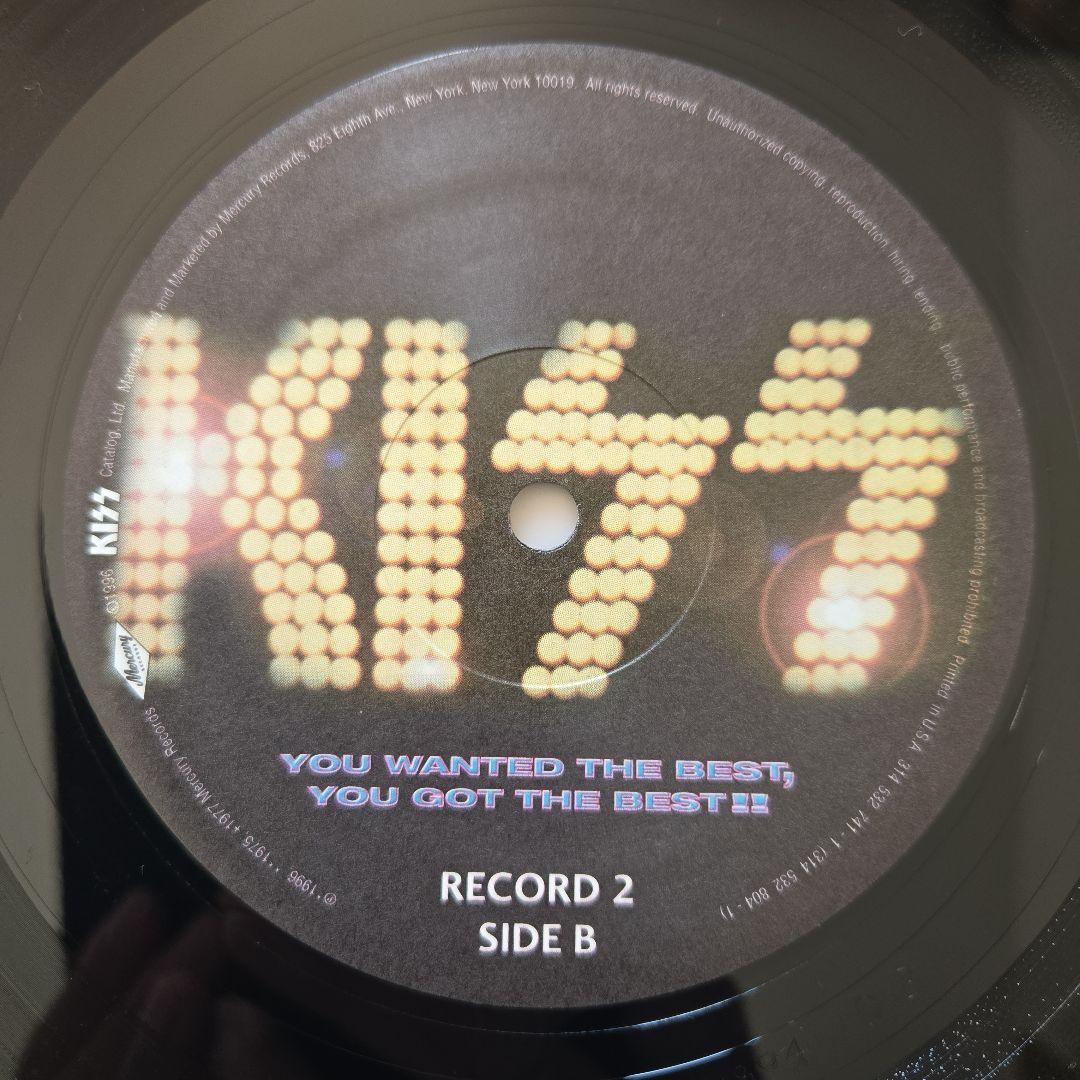 激レア！KISS YOU WANTED THE BEST〜2枚組LPレコード