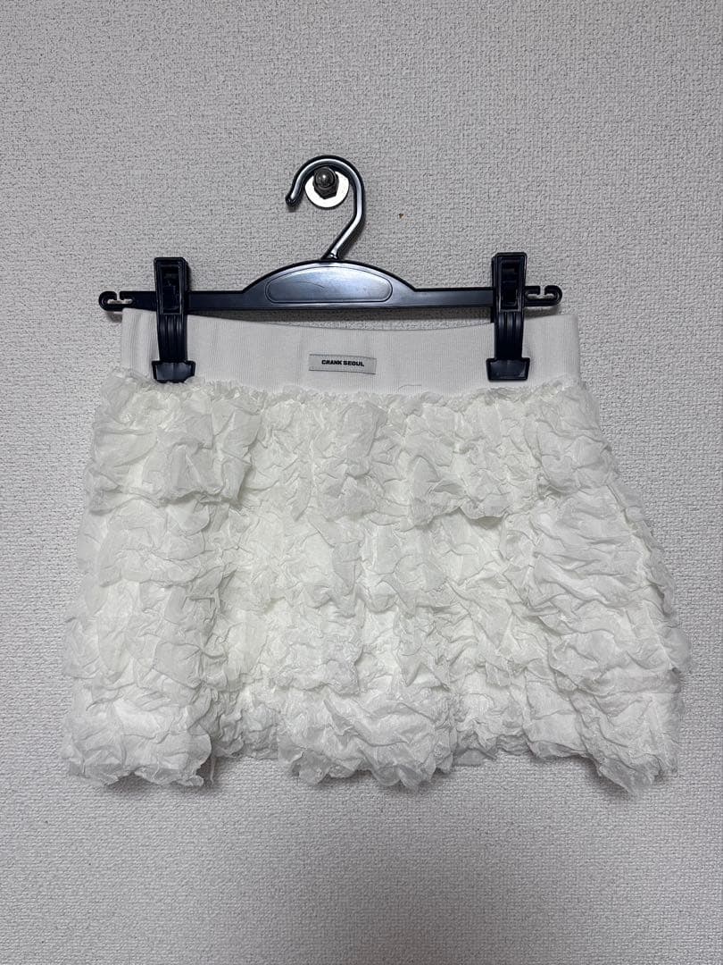 スカート CRANK cancan frill mini skirt