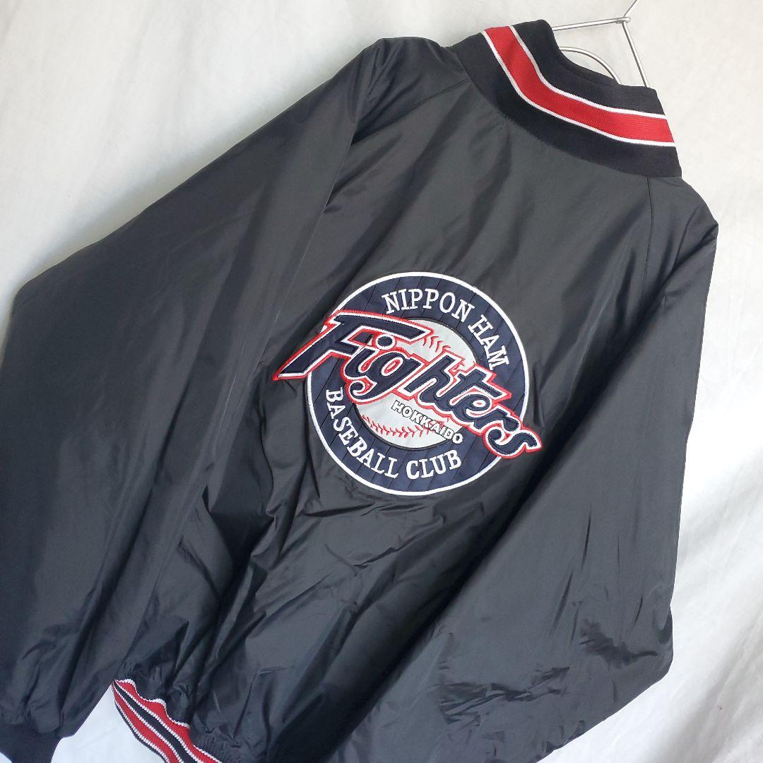 北海道日本ハムファイターズ　野球　ジャパンー黒　スタジャン 復刻 旧モデル