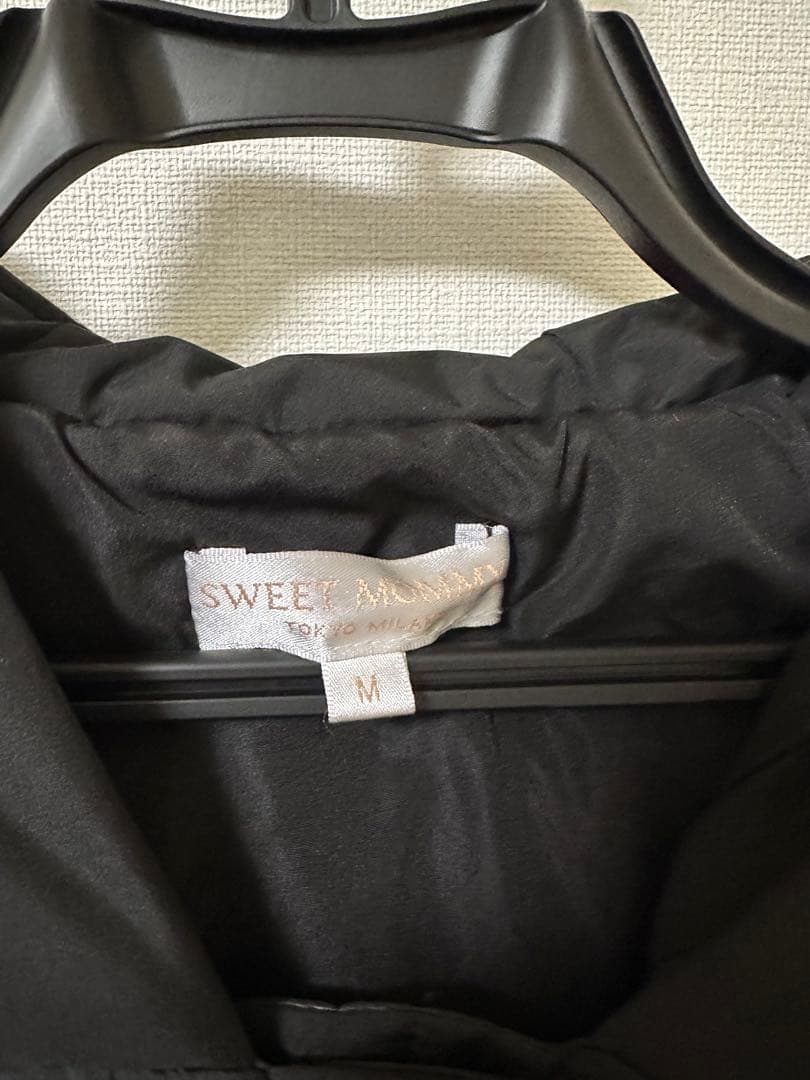 ママコート パパママ兼用 男女兼用 スウィートマミー ブラック Mサイズ