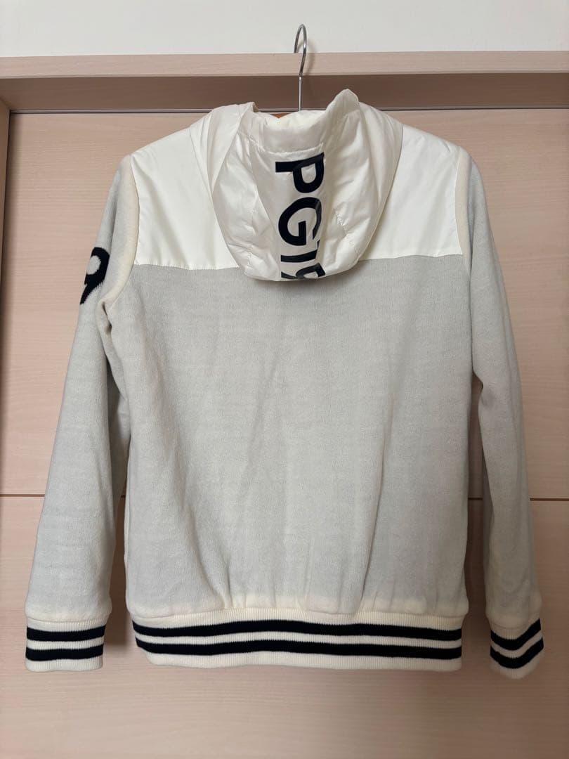 美品／パーリーゲイツ　裏地付きハーフジップ　レディースニットパーカー