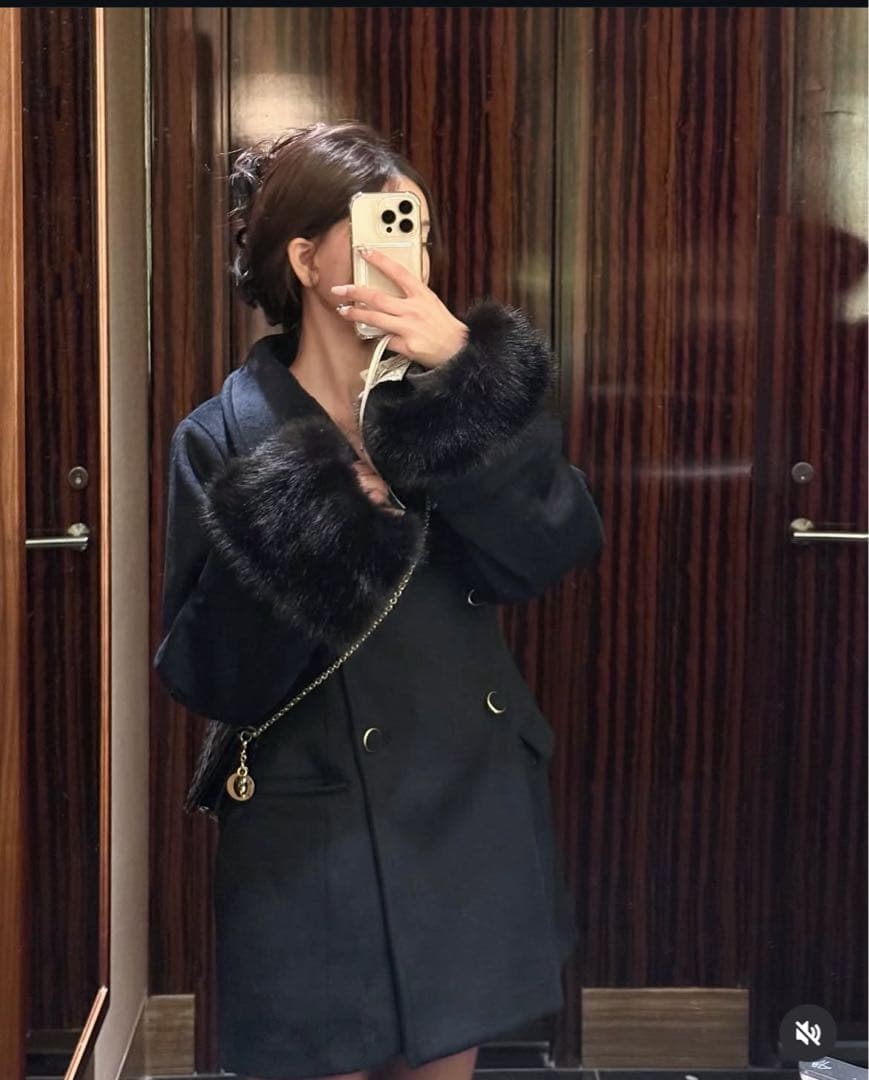 n*a様 新品 YILON Cinched waist midi coat NA