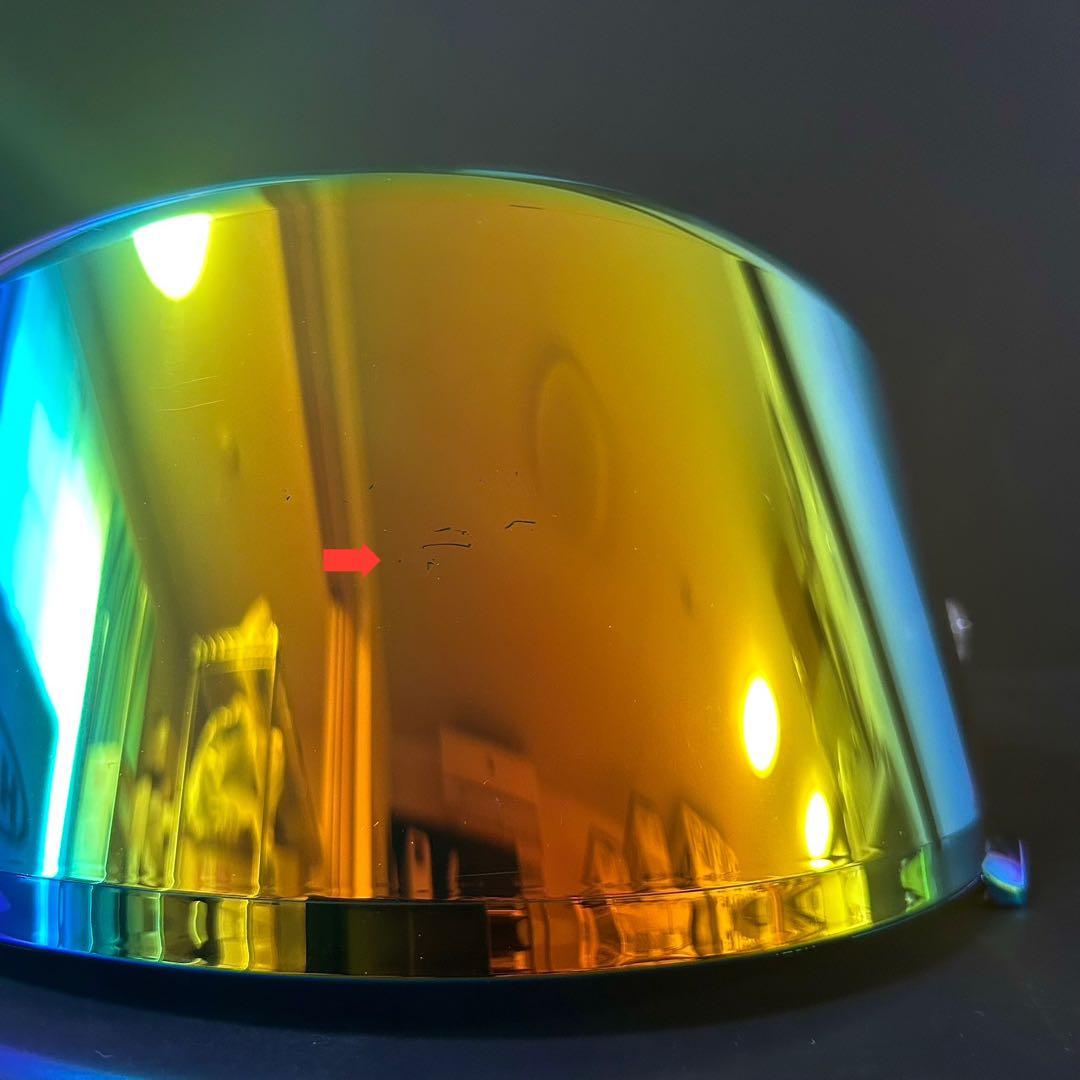 SHOEI純正シールドにミラー加工 T's CWR-F ミラーシールド