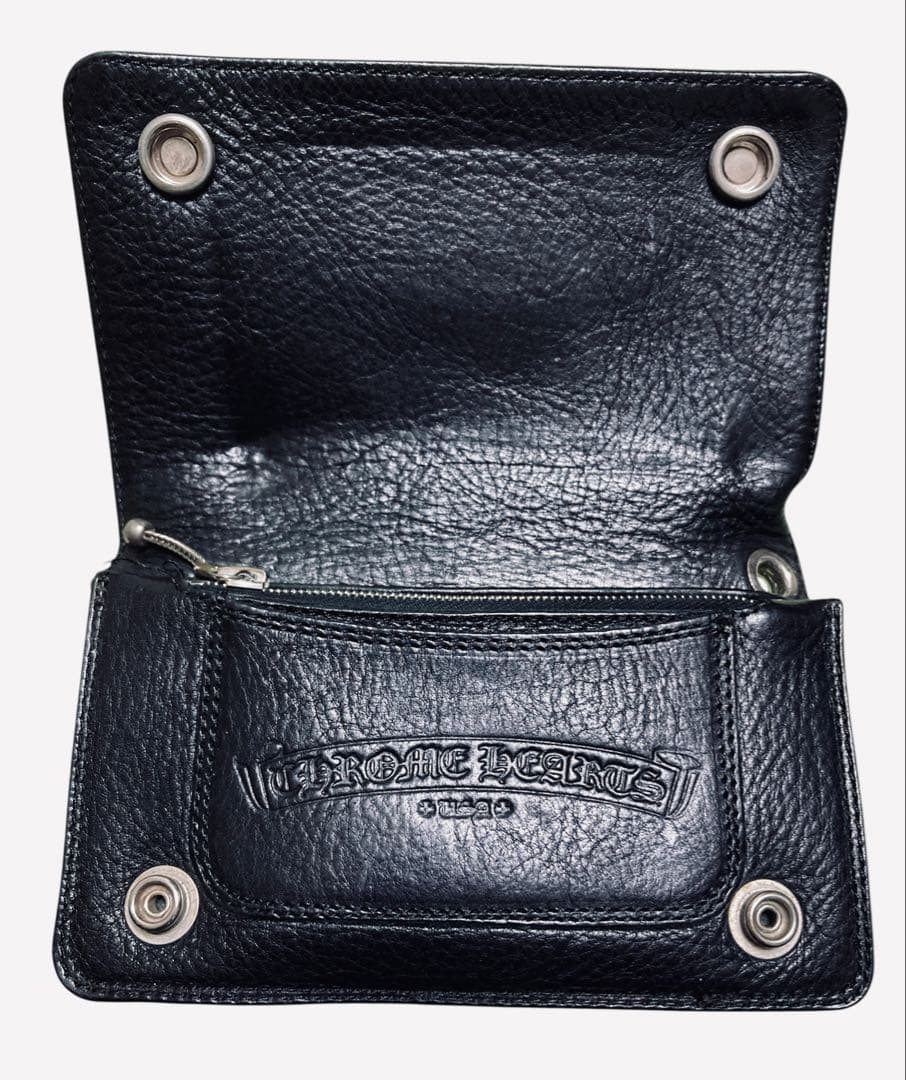 CHROME HEARTS クロムハーツ レザー ウォレット 1zip