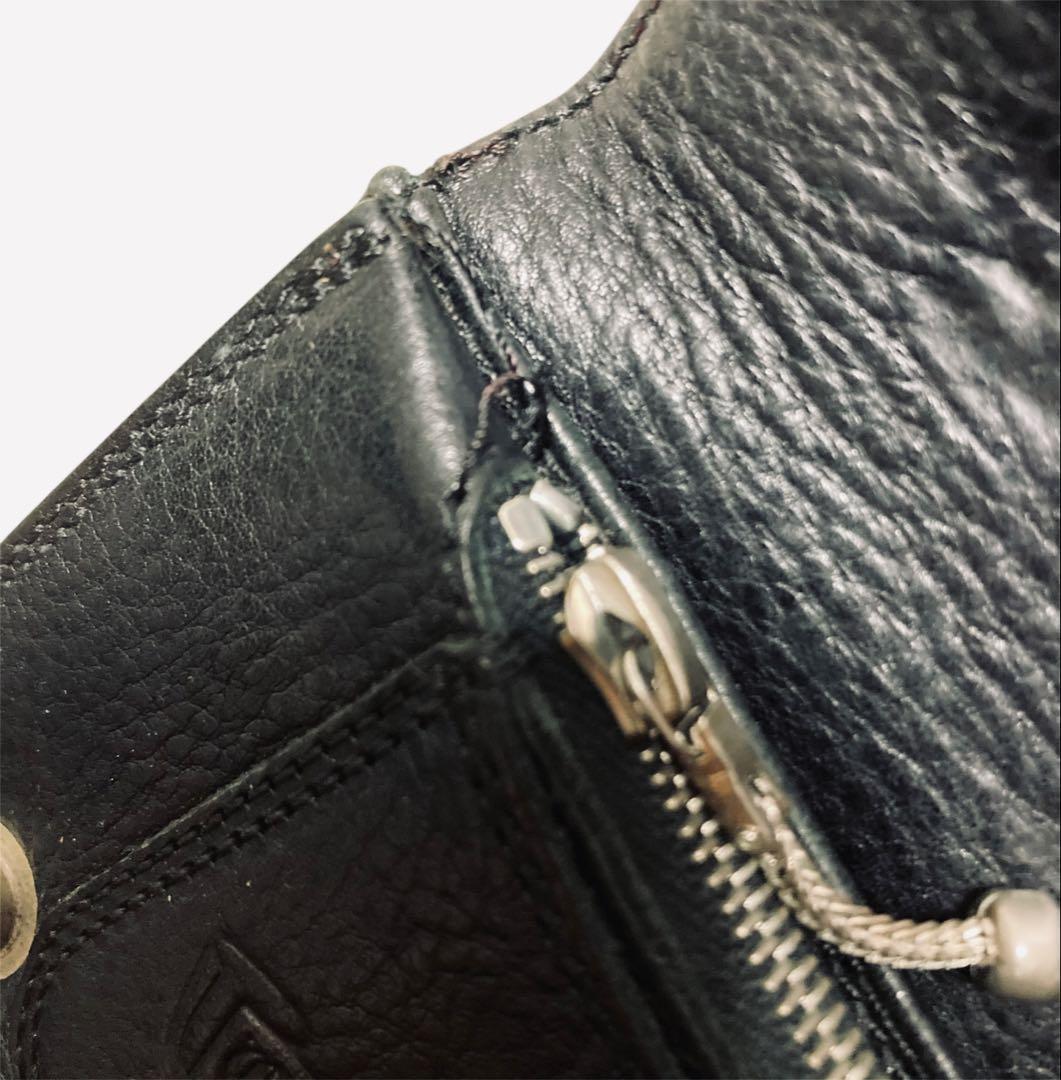 CHROME HEARTS クロムハーツ レザー ウォレット 1zip