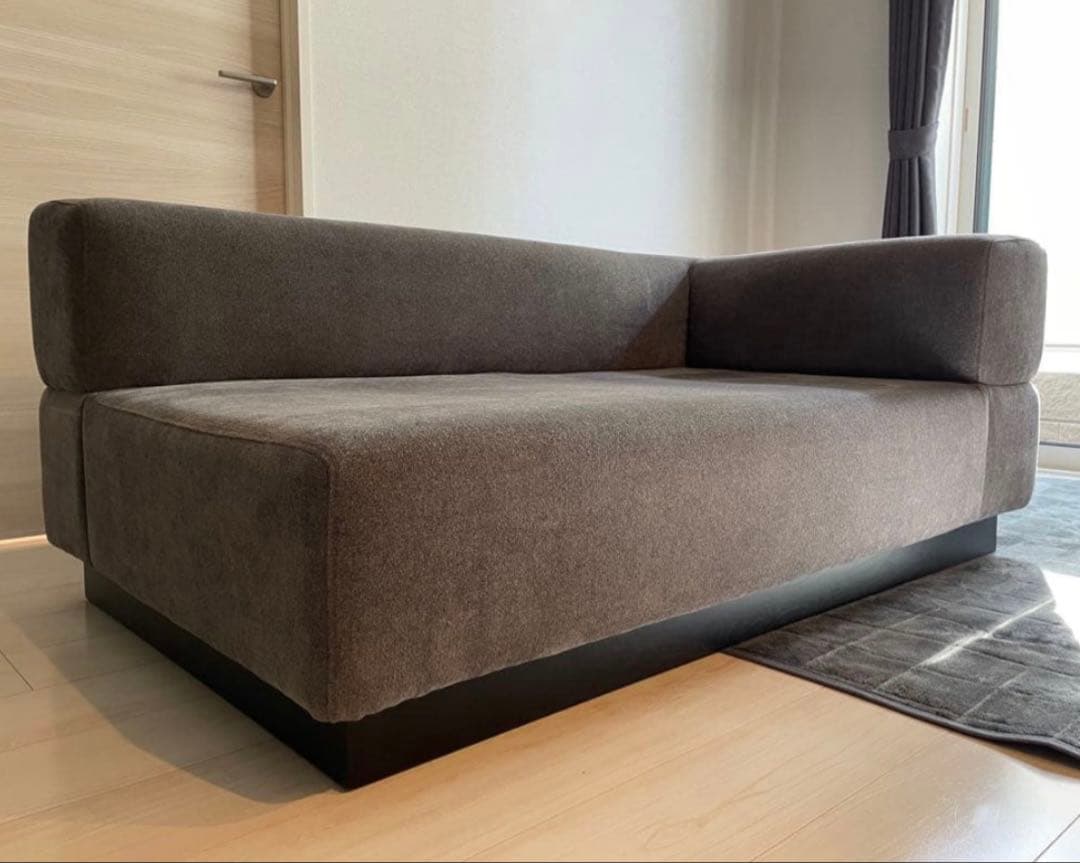 【Francfranc】ソファ　ジョルノ　カウチ Ｌダークグレー