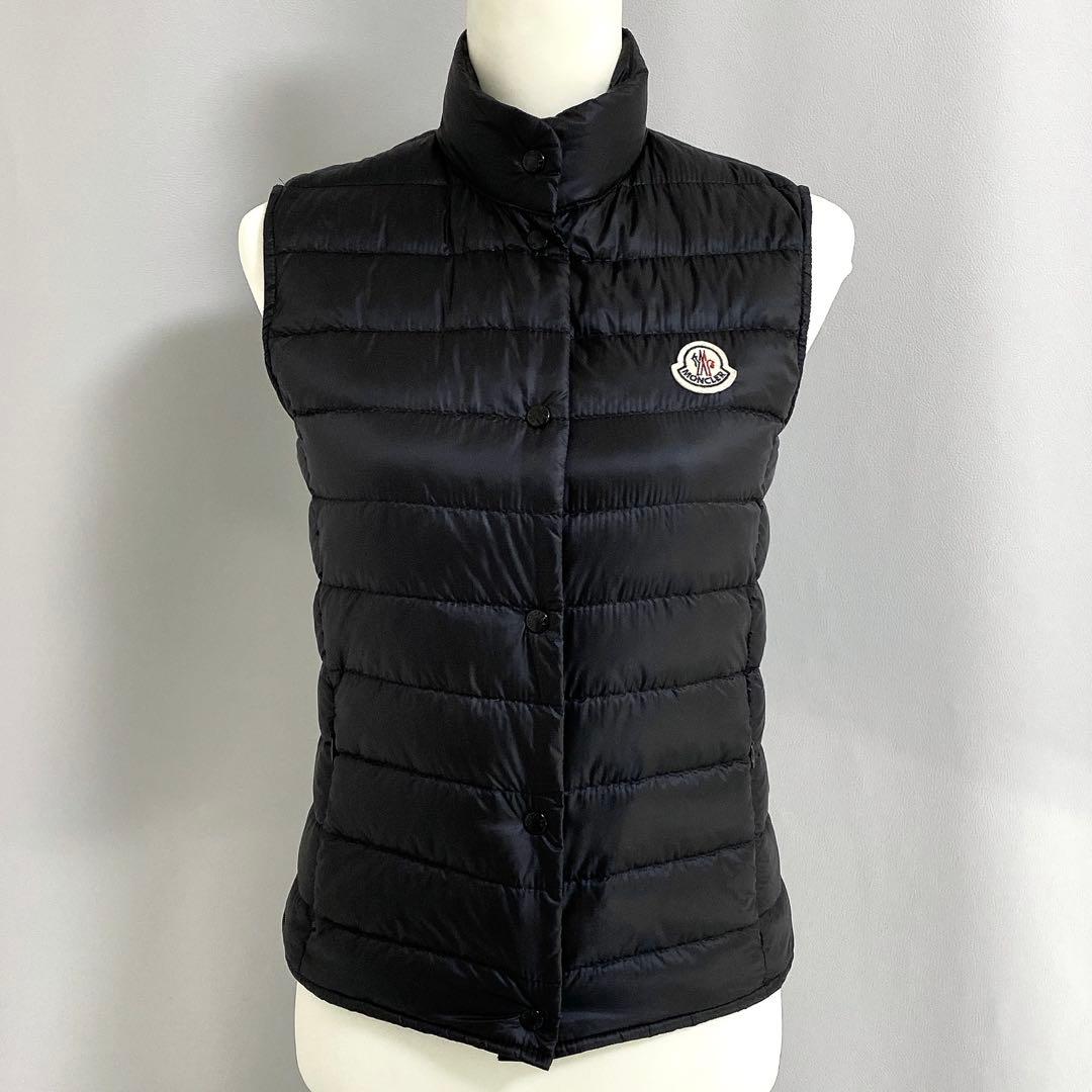 MONCLER / LIANE ダウンベスト 0 ブラック レディース