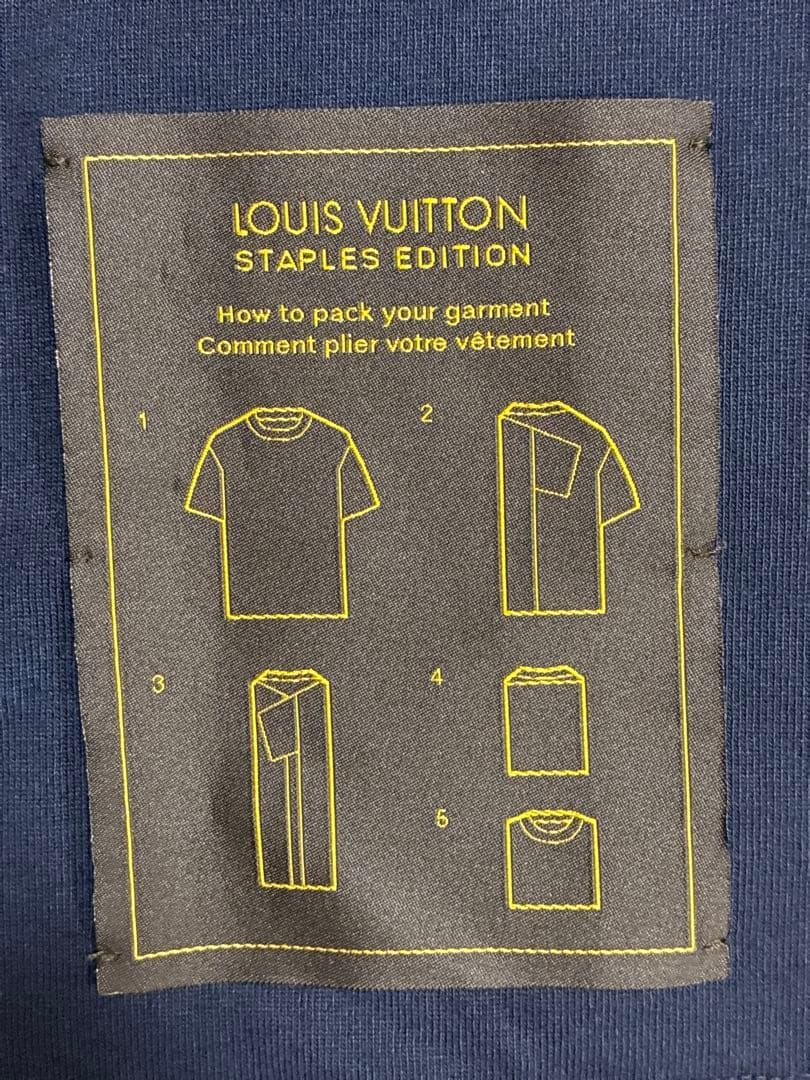 【たかひ】Louis Vuitton ルイヴィトン Tシャツ 紺