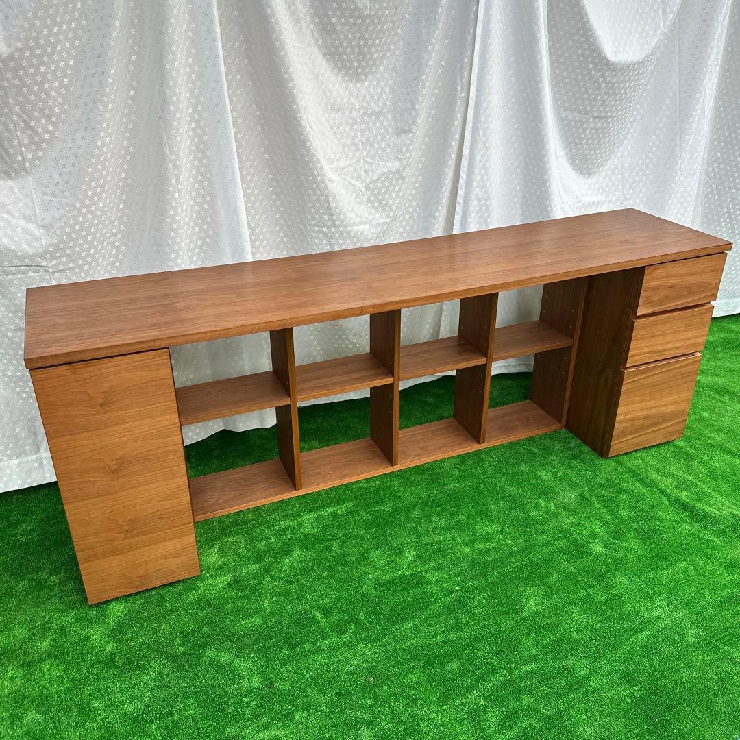 アクタス メッツォ2 200 ウォールナット 両袖机 パソコンデスク iso※