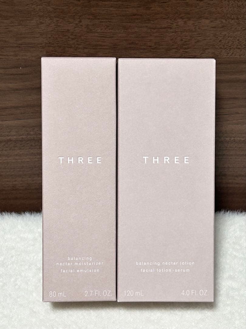 新品未開封 THREE バランシングネクター化粧水・乳液 2点セット