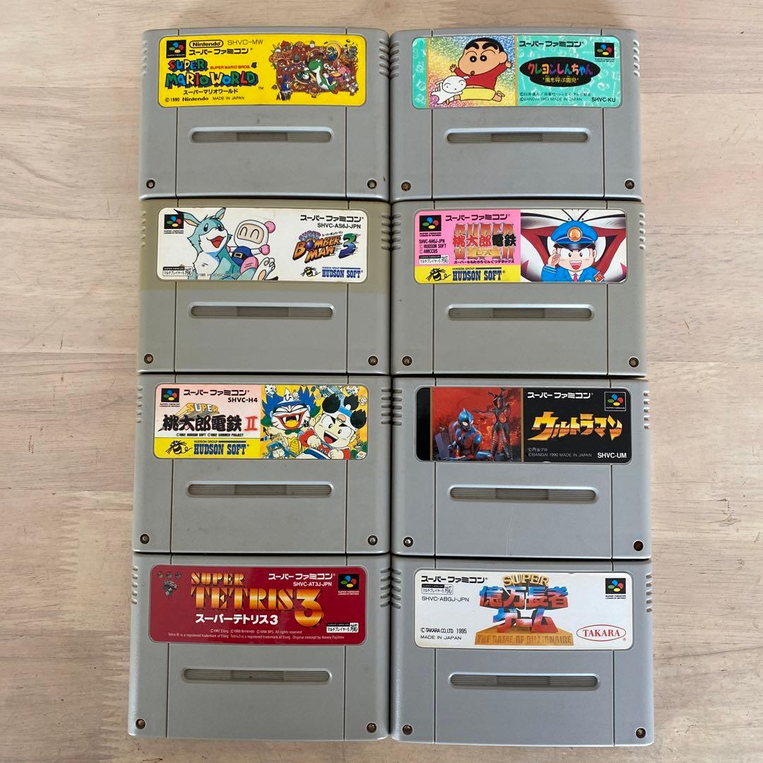 任天堂 スーパーファミコン 人気ソフト 8本セット レトロゲーム 超お勧め❗️