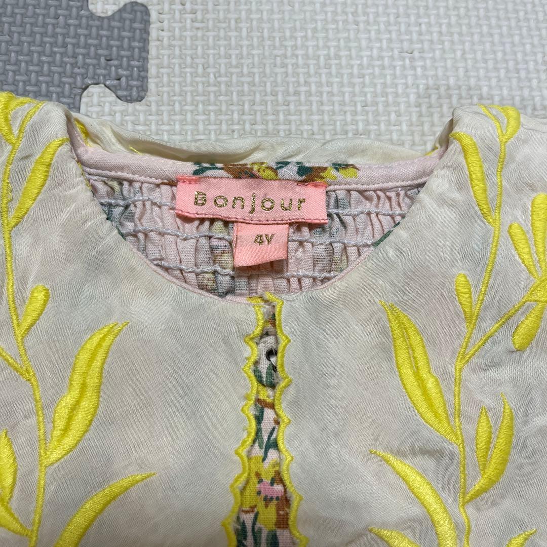 Bonjour Diary ワンピースとヘアクリップ　4y