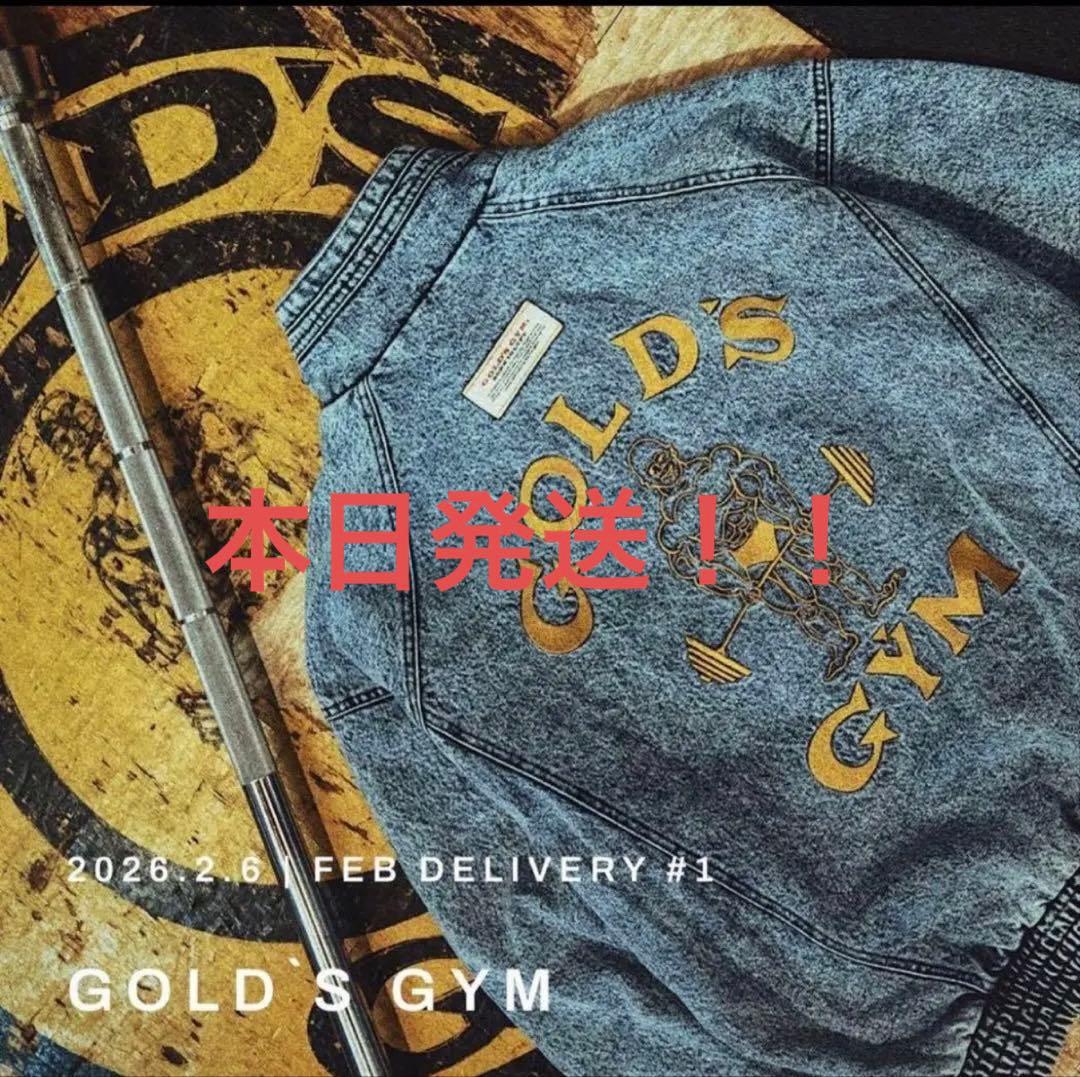 【本日発送！！】GOLD'S GYM lyft デニムジャケット Lサイズ
