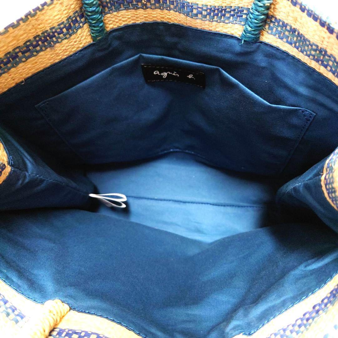 agnis b. アニエスベーマダガスカルラフィアトートバッグ