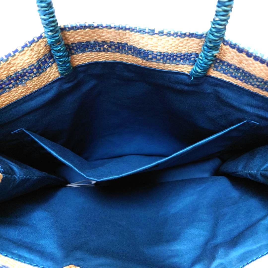 agnis b. アニエスベーマダガスカルラフィアトートバッグ