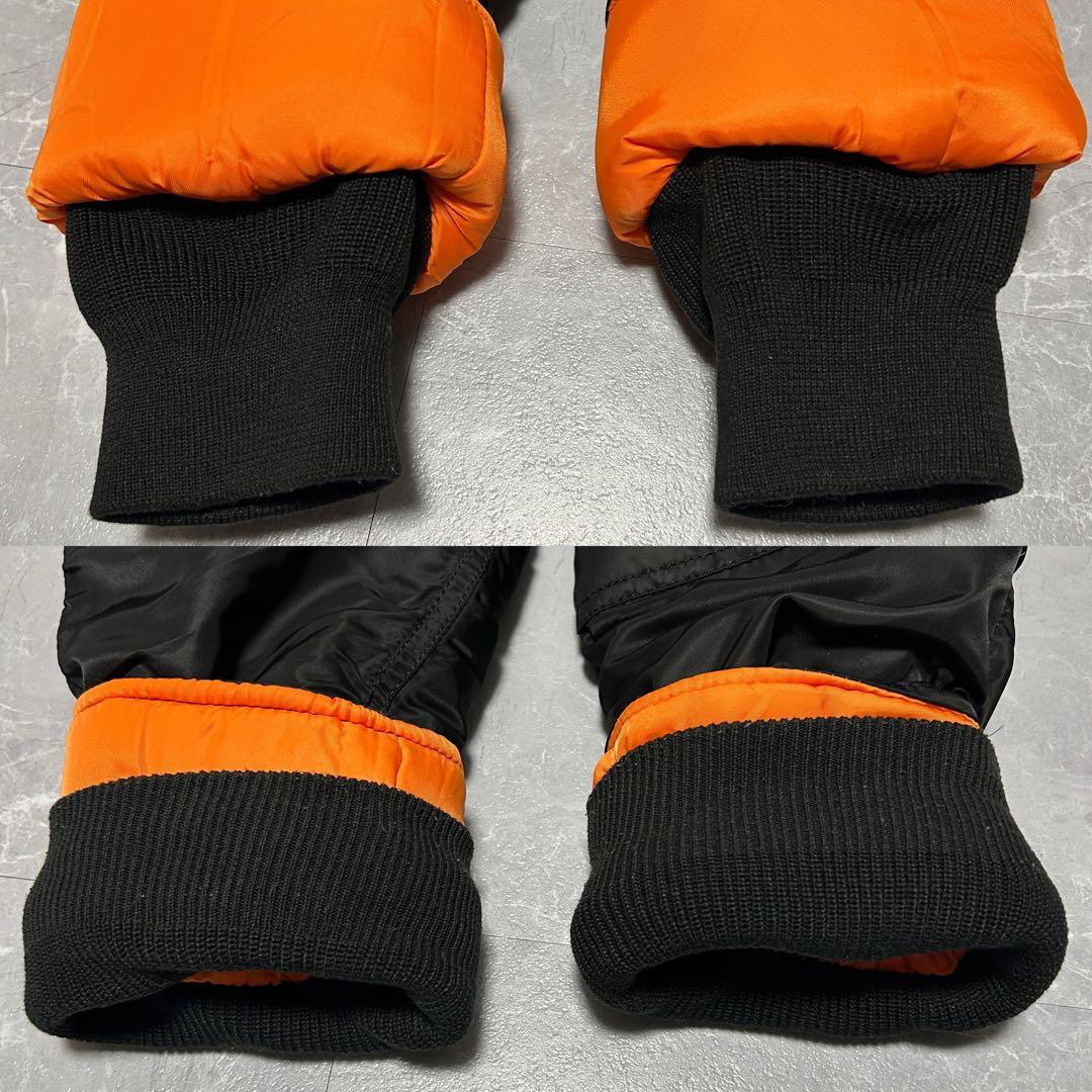 ☆極美品☆【ALPHA】N-3B フライトジャケット 2Way メンズ ブラック