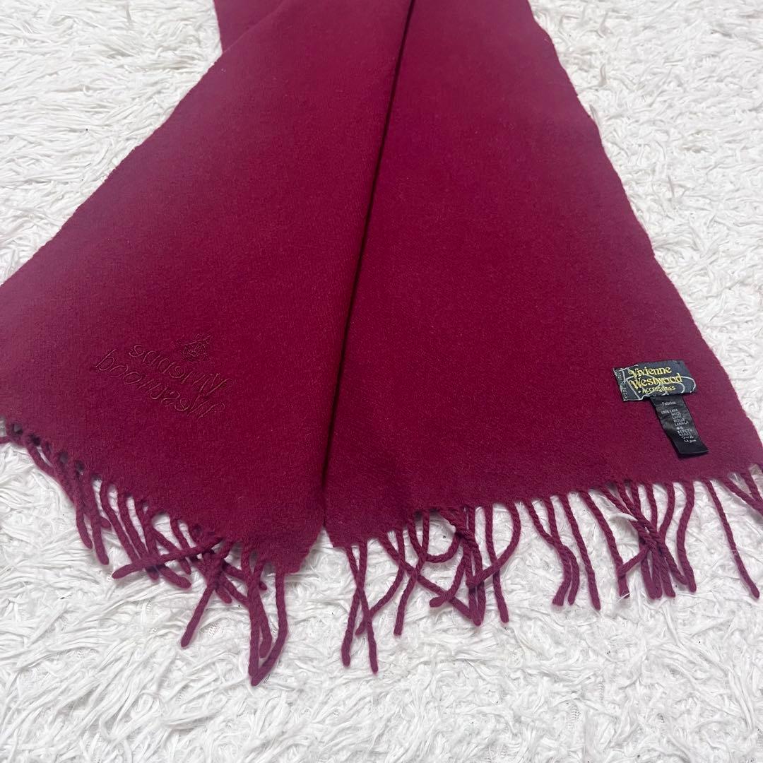 Vivienne Westwood ウール マフラー フリンジ イタリア製