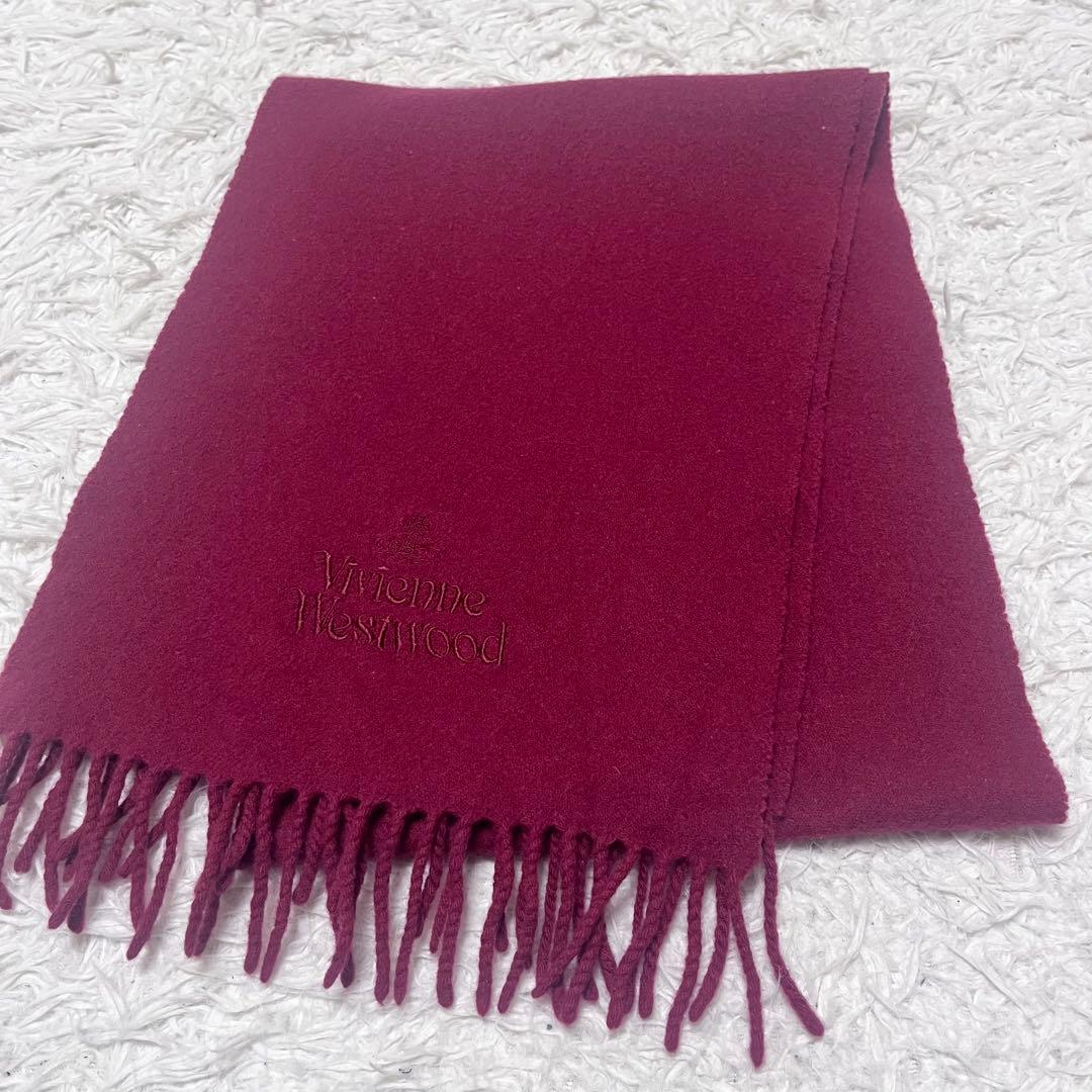 Vivienne Westwood ウール マフラー フリンジ イタリア製