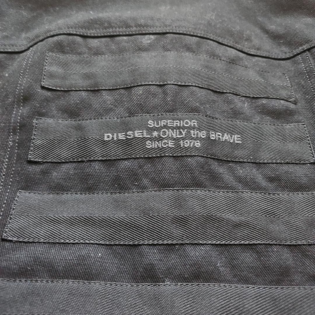 DIESEL レザー 切り替え スタジャン