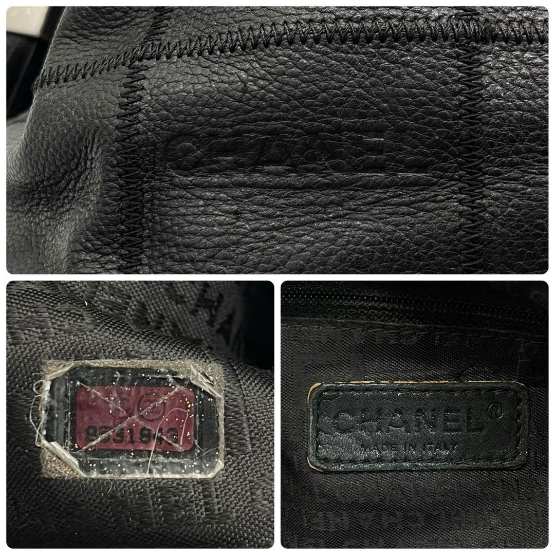 美品■シャネル チョコバー ショルダーバッグ フリンジ ココマーク ロゴ型押し