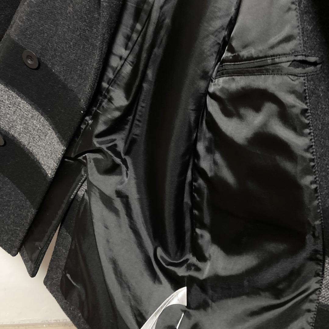 未使用級 超美品 COACH コーチ ウール Pコート ビジネスコート