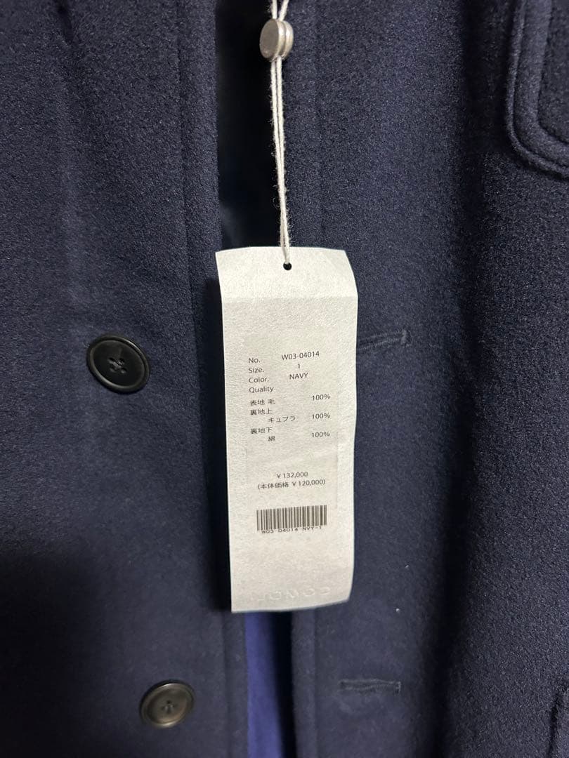 COMOLI 22AW ウールミリタリーコート　サイズ1