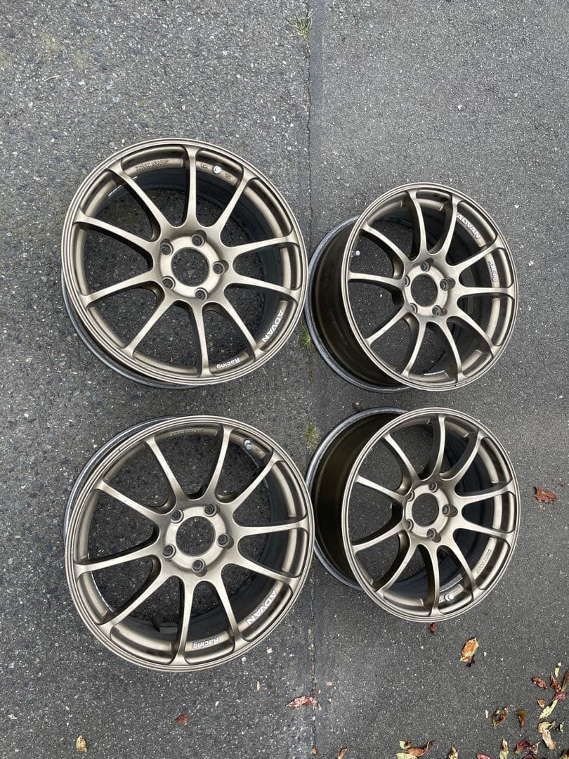 ADVAN RACING RZ 17インチ ホイール4本セット スタッドレスにも