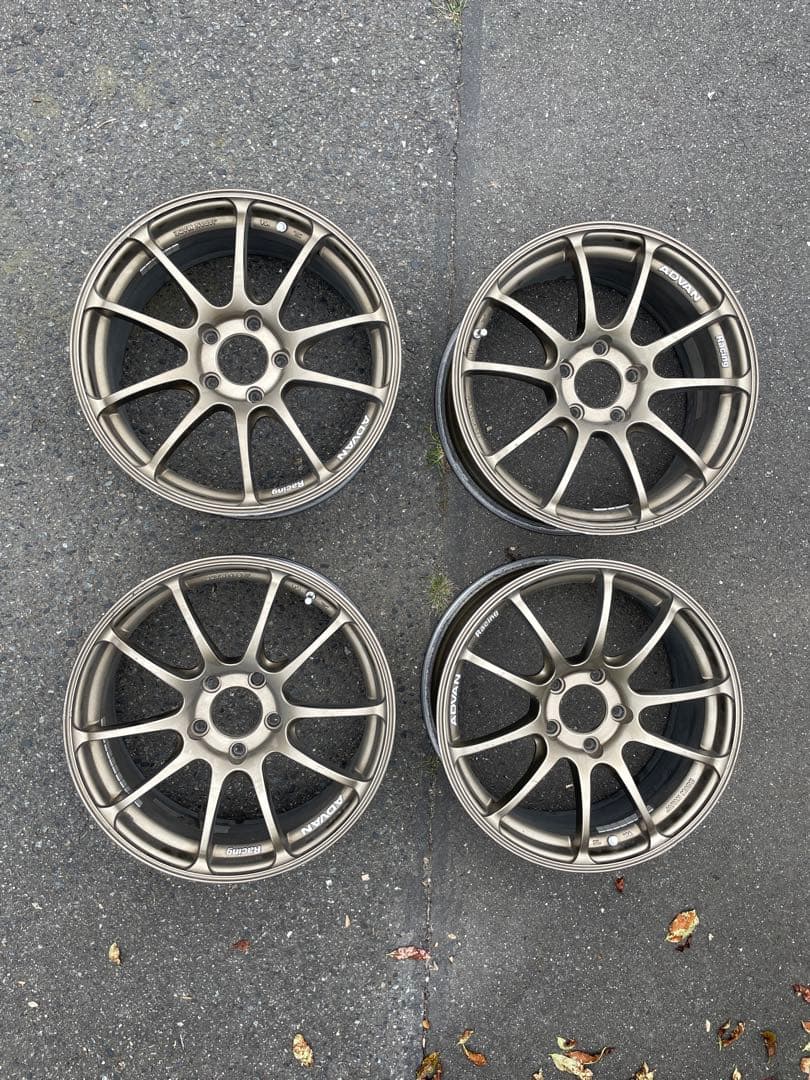 ADVAN RACING RZ 17インチ ホイール4本セット スタッドレスにも