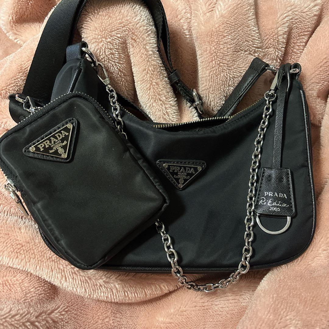 PRADA ブラック ショルダーバッグ 並行輸入