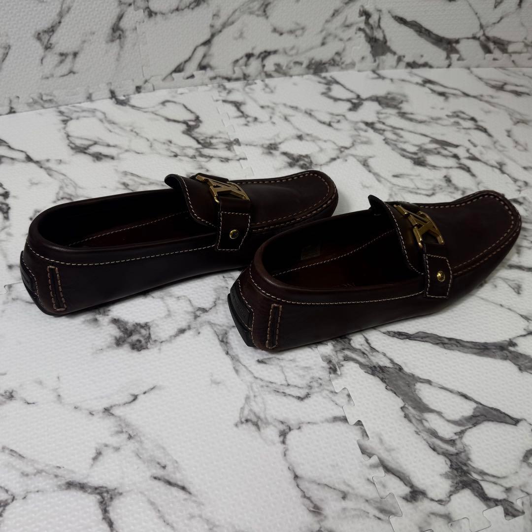 極美品◎ルイヴィトン　モカシン　モンテカルロ　ドライビングシューズ　ゴールド金具