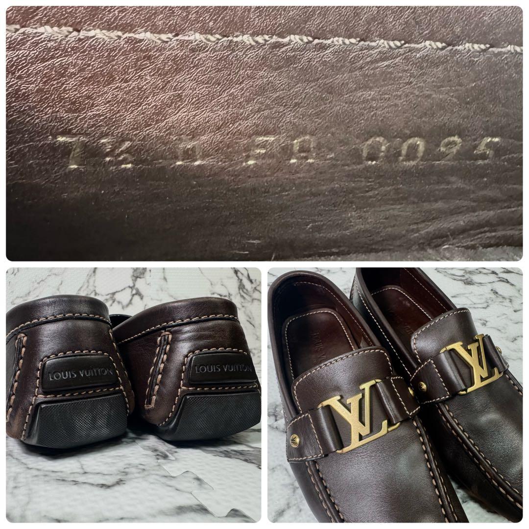 極美品◎ルイヴィトン　モカシン　モンテカルロ　ドライビングシューズ　ゴールド金具