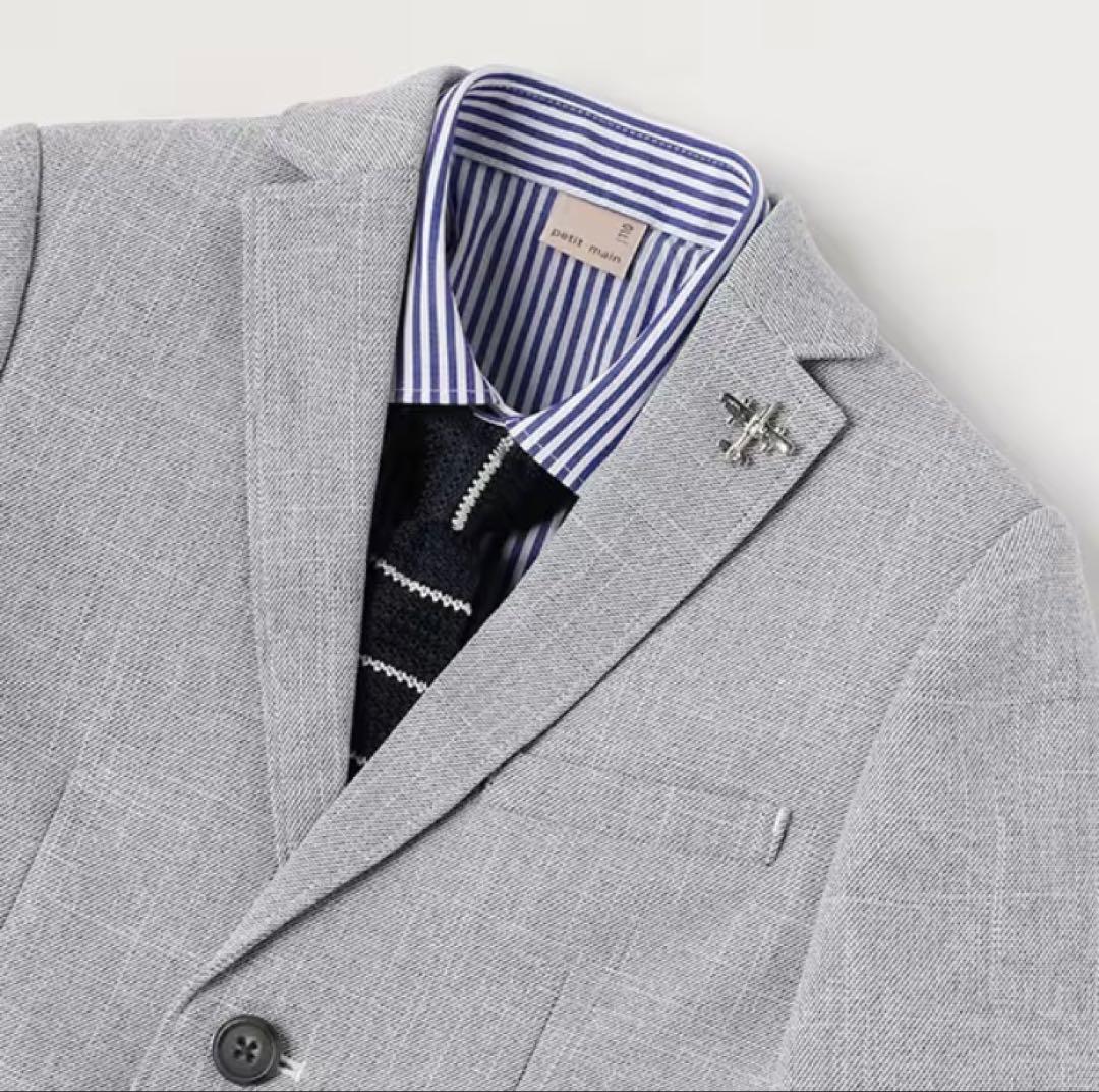 【再値下げ】プティマイン セレモニースーツ ジャケット+ショートパンツ 120㎝