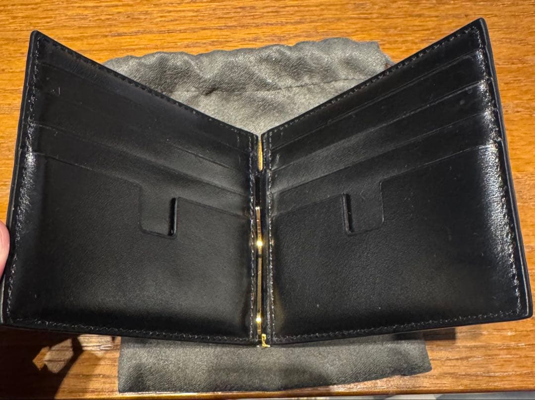 TOM FORD トムフォード　クロコダイルレザー マネークリップ