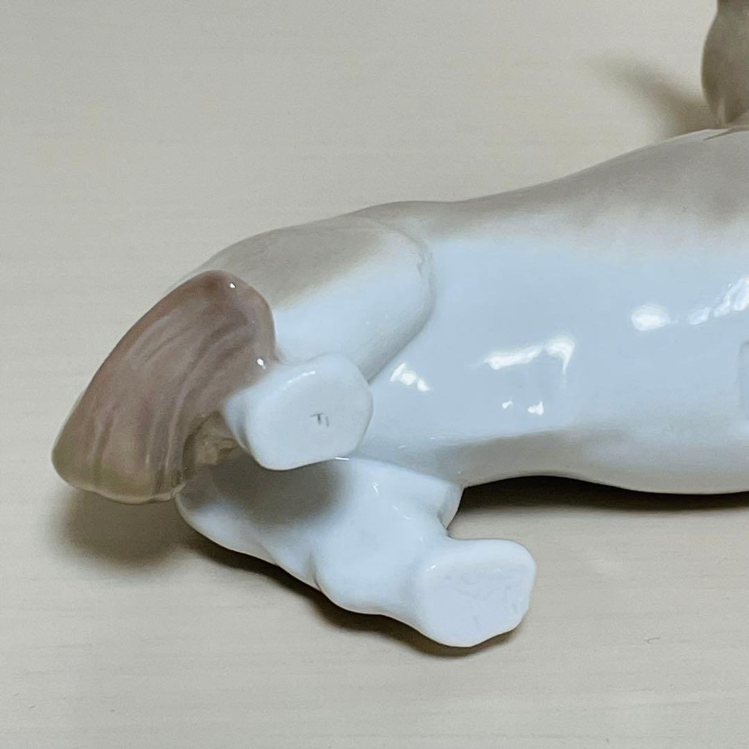 Lladro リヤドロ ウェルシュ コーギー フィギュリン 置物 犬 陶器製