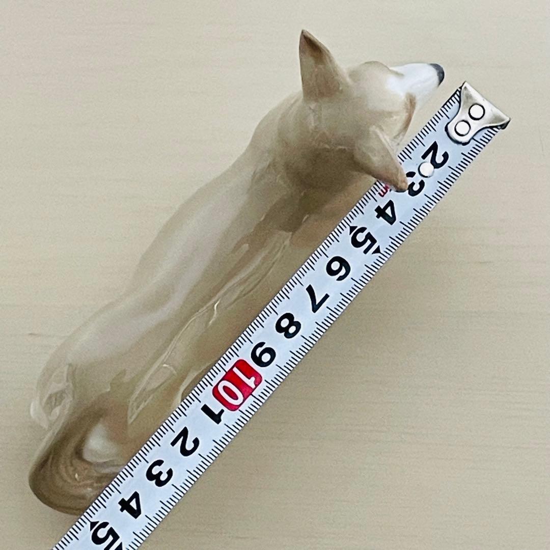 Lladro リヤドロ ウェルシュ コーギー フィギュリン 置物 犬 陶器製