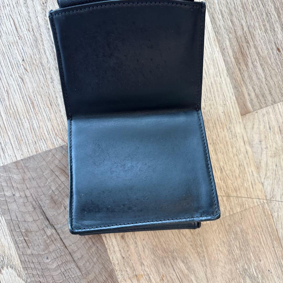 Maison Margiela 二つ折り財布 黒　マルジェラ