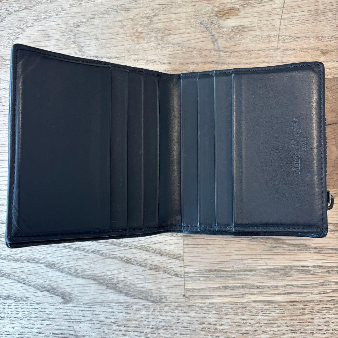 Maison Margiela 二つ折り財布 黒　マルジェラ