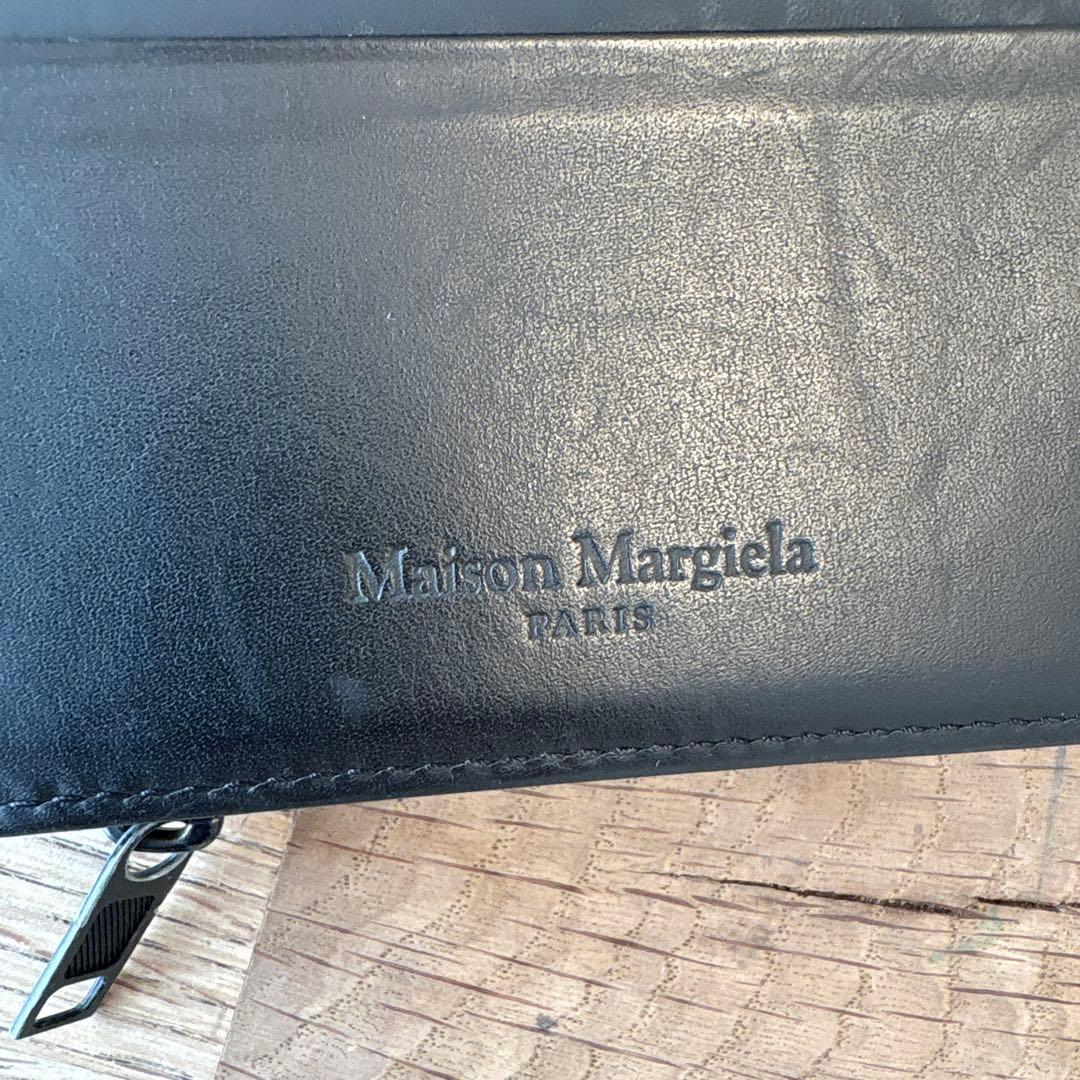 Maison Margiela 二つ折り財布 黒　マルジェラ