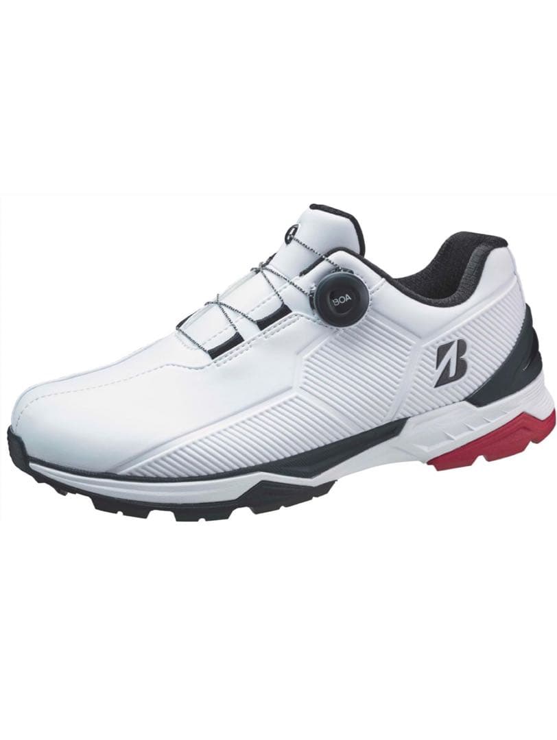 ブリヂストン BOAシステム ゴルフシューズ ホワイト/レッド