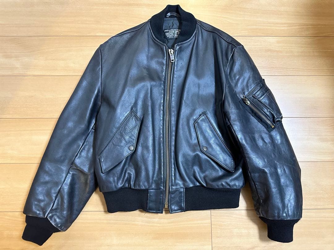 USA製SCHOTT BROS.N.Y.C.U.S.A. MA-1 レザー
