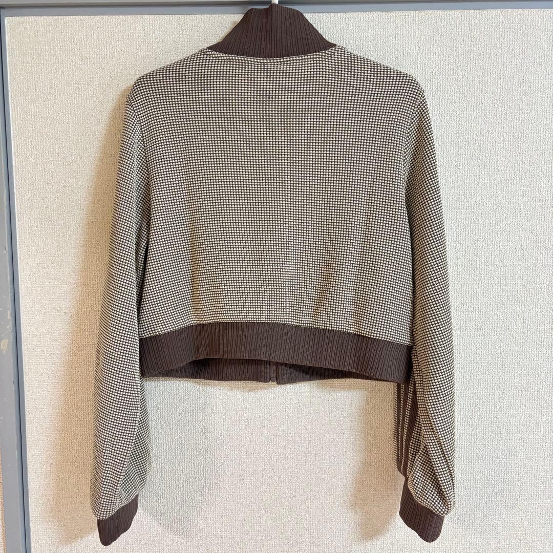 adidas クロップ　トラック　トップ　ジャージ　 ワッフルニット　3XL