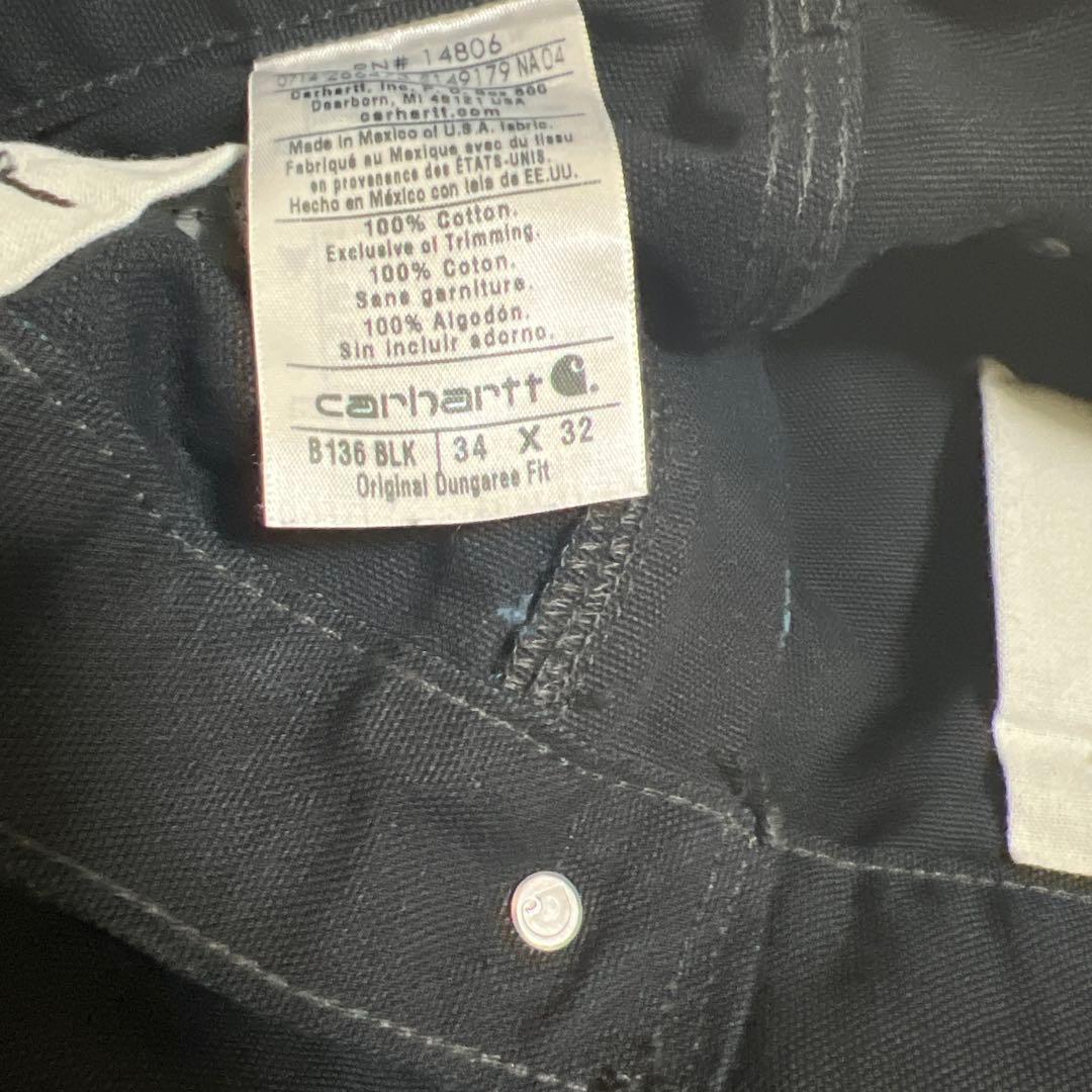 j*o様 Carhartt ダブルニー　ペインターパンツ　黒 34×32