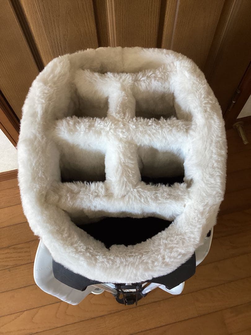 MARK&LONA カモフラホワイトゴルフバッグ