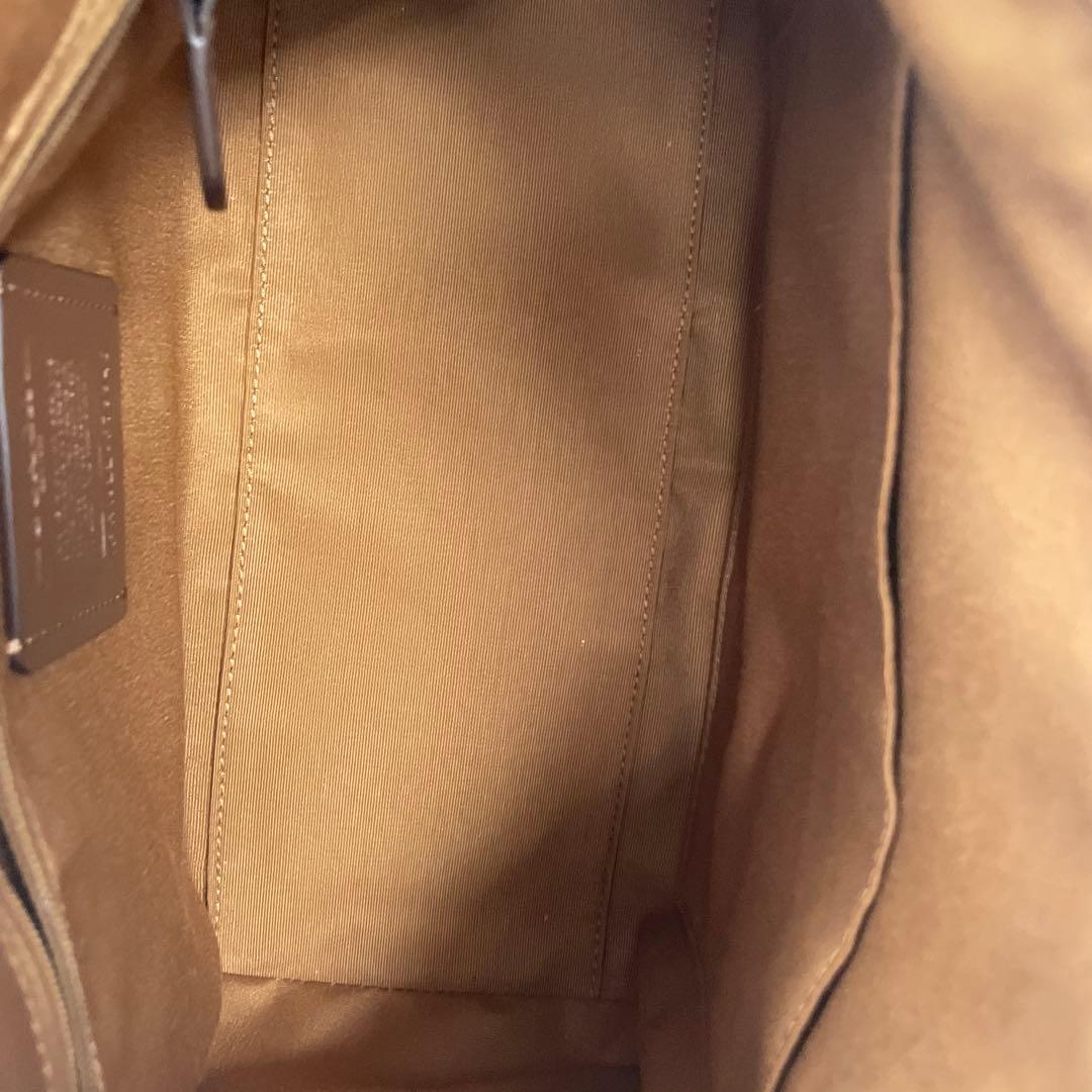 【美品】COACH ブラウンレザー ハンド.ショルダーバッグ 2WAY