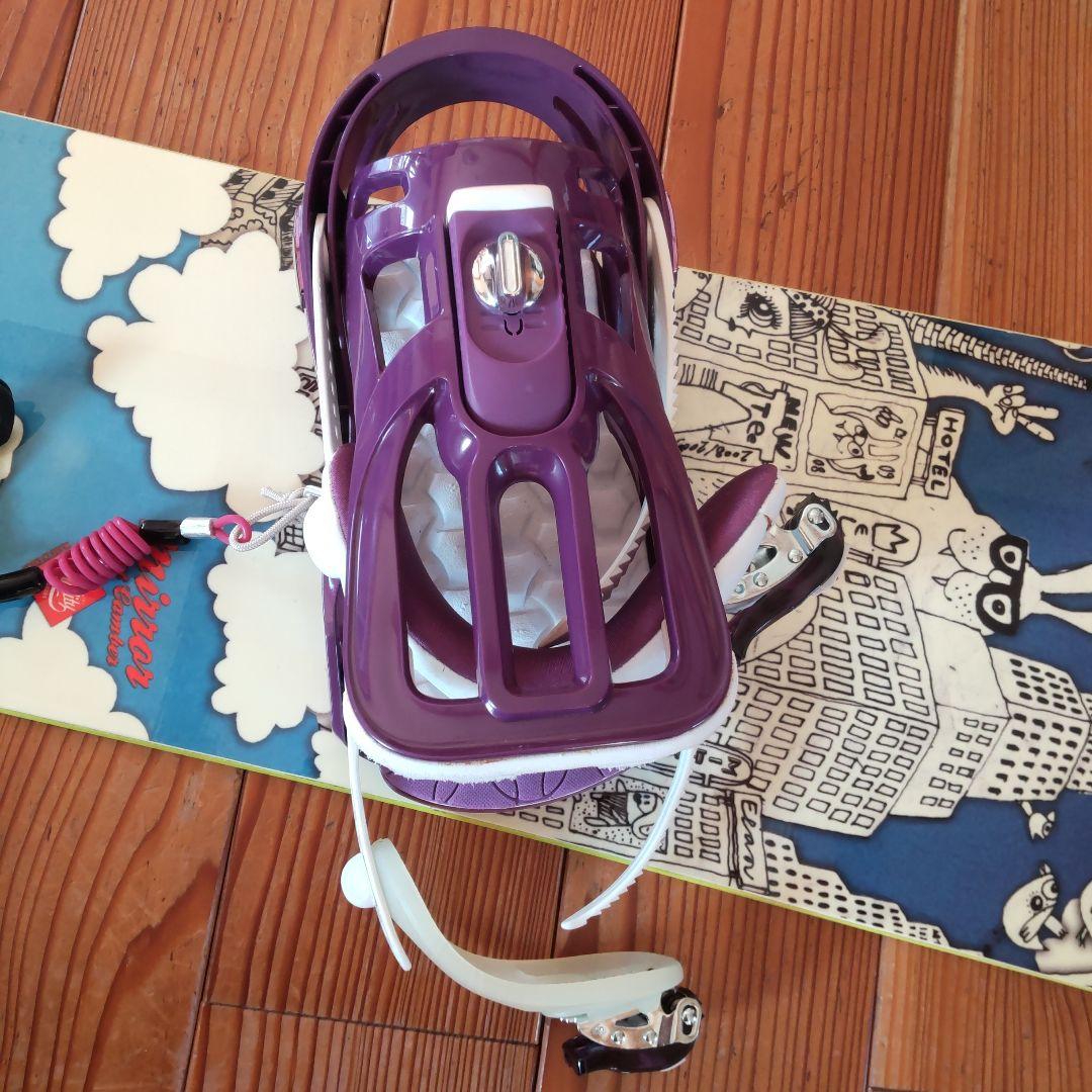 カラフル スノーボード 143cm+ビンディング