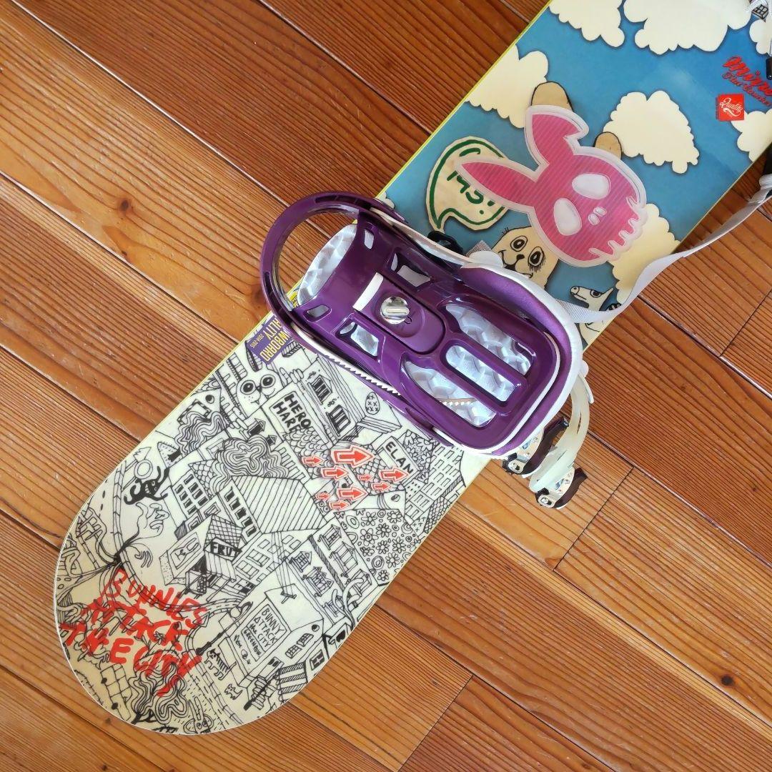 カラフル スノーボード 143cm+ビンディング