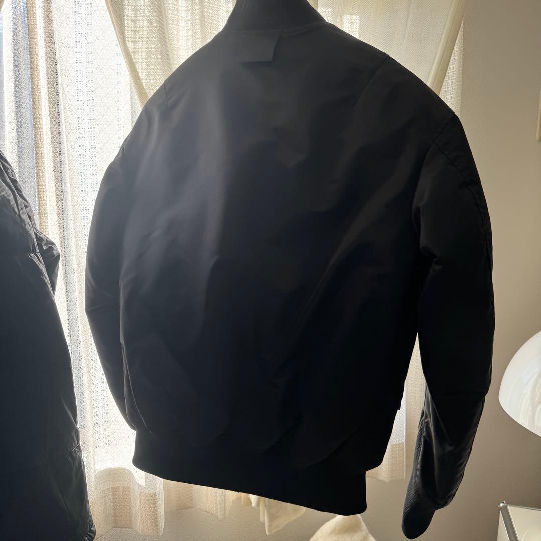 ☾*様 ハイブリッドダウンオーバーサイズMA-1 XS BLACK 黒 美品 +