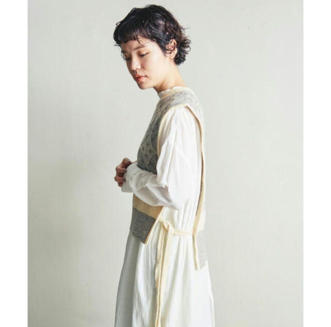 nitcaオーバルトライアングルジャガード ベスト